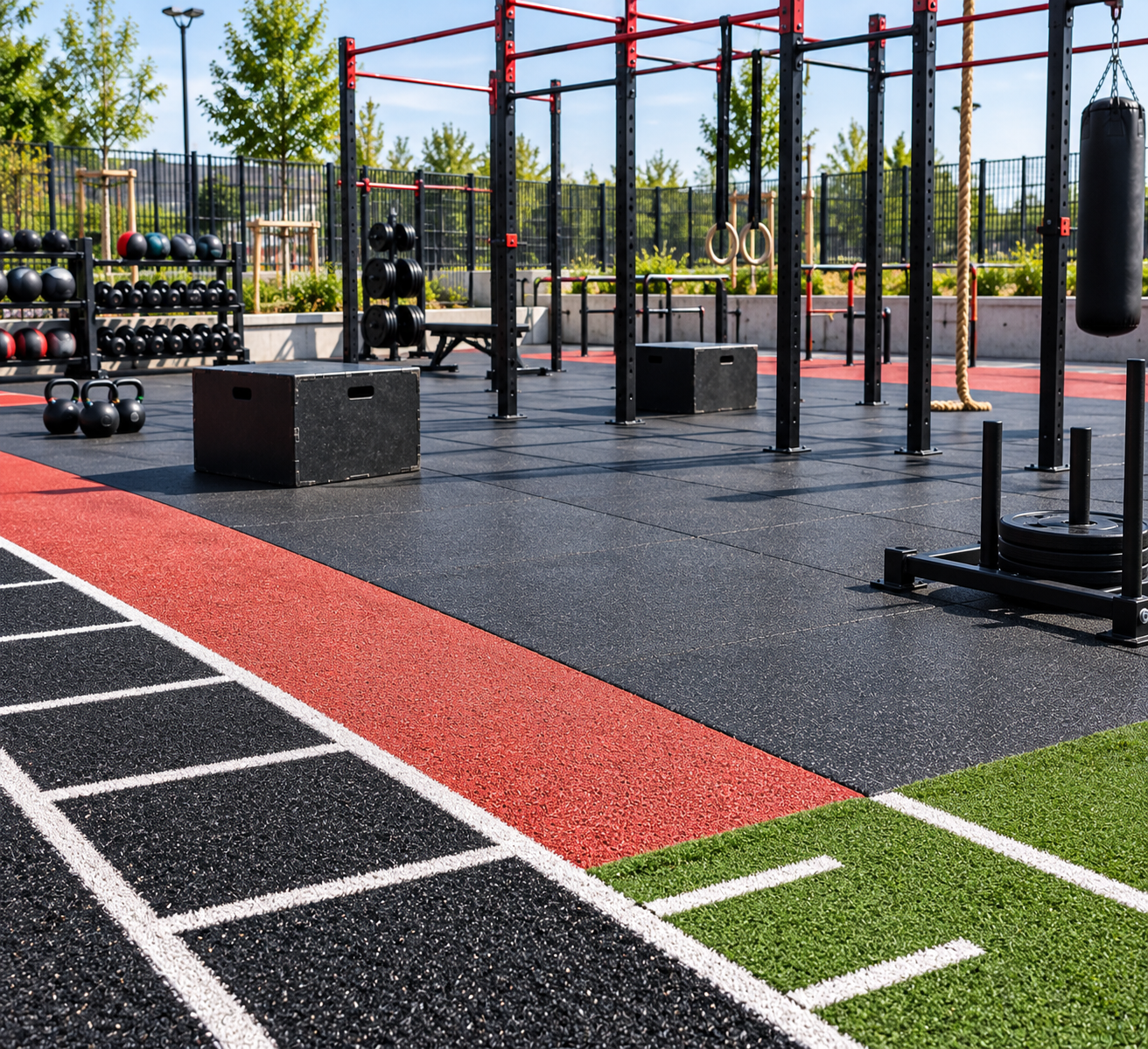 Mantenimiento de suelos deportivos al aire libre: guía sobre pavimentos amortiguantes para exteriores