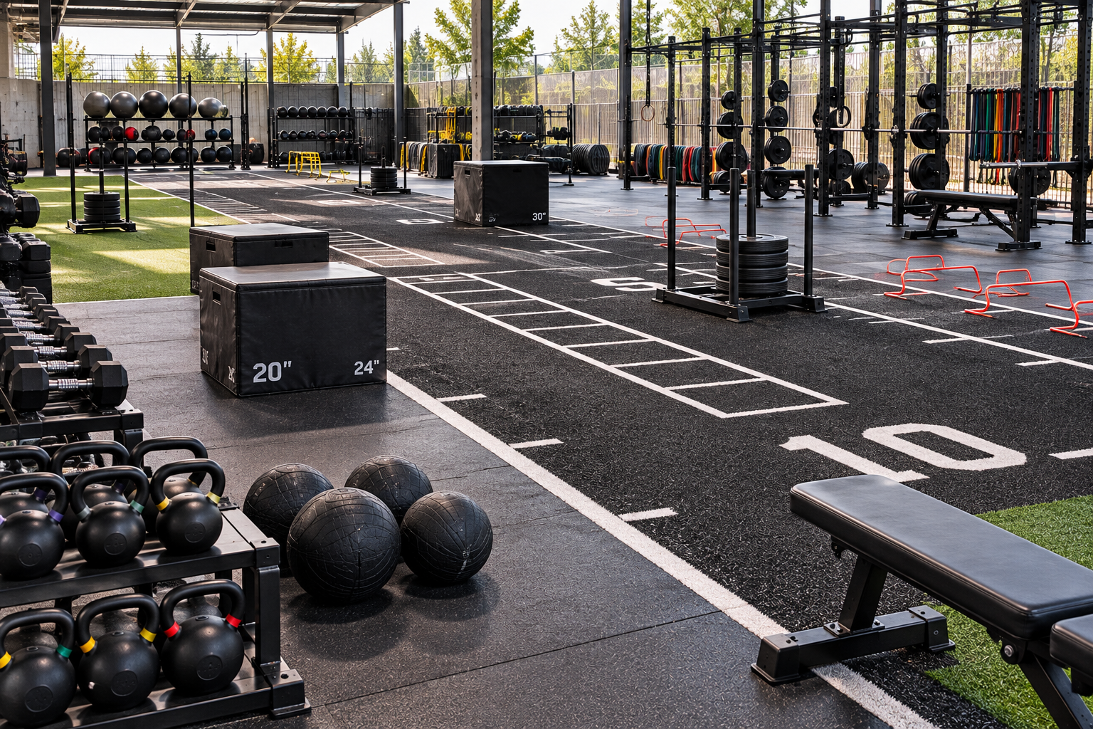 How to Design an Athletic Training Area: Requirements, Layout, and Practical Criteria